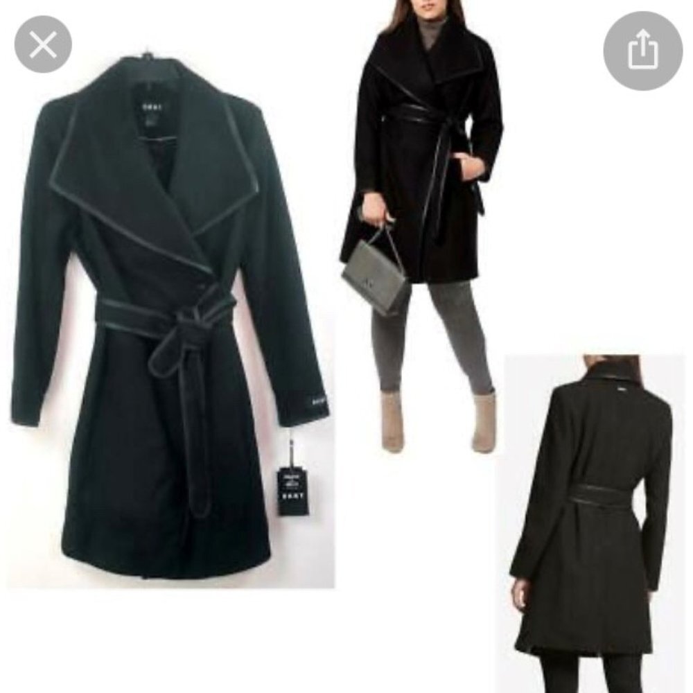 Women's DKNY wool Coat - Never worn